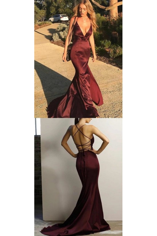 Sexy Mermaid V-Neck Long Prom Dresses Formal Evening Dresses 601252 Sexy Mermaid V-Neck Long Prom Dresses Formal Evening Dresses 601252