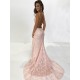 Backless V-Neck Lace Long Prom Dresses Formal Evening Dresses 601267 Backless V-Neck Lace Long Prom Dresses Formal Evening Dresses 601267