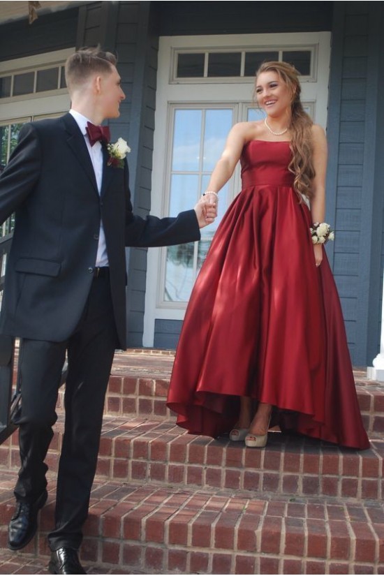 High Low Strapless Long Prom Dresses Formal Evening Dresses 601280 High Low Strapless Long Prom Dresses Formal Evening Dresses 601280