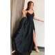 A-Line Spaghetti Straps Lace Long Black Prom Dresses Formal Evening Dresses 601285 A-Line Spaghetti Straps Lace Long Black Prom Dresses Formal Evening Dresses 601285