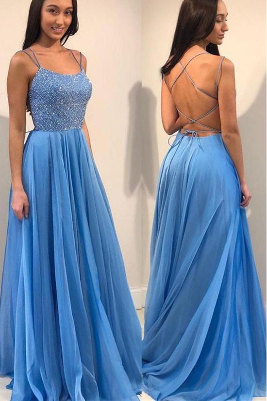 A-Line Chiffon Long Prom Dresses Formal Evening Dresses 601317 A-Line Chiffon Long Prom Dresses Formal Evening Dresses 601317
