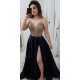 A-Line Beaded Lace V-Neck Long Prom Dresses Formal Evening Dresses 601321 A-Line Beaded Lace V-Neck Long Prom Dresses Formal Evening Dresses 601321