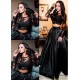 A-Line Lace Long Sleeves Two Pieces Long Prom Dresses Formal Evening Dresses 601343 A-Line Lace Long Sleeves Two Pieces Long Prom Dresses Formal Evening Dresses 601343