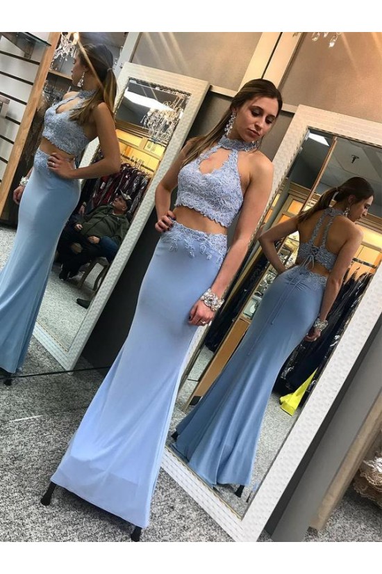 Mermaid Two Pieces Beaded Lace Long Prom Dresses Formal Evening Dresses 601360 Mermaid Two Pieces Beaded Lace Long Prom Dresses Formal Evening Dresses 601360
