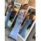 Mermaid Two Pieces Beaded Lace Long Prom Dresses Formal Evening Dresses 601360
