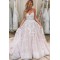 Ball Gown Lace Long Prom Dresses Formal Evening Dresses 601361
