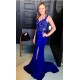 Elegant Mermaid Straps Open Back Long Prom Dress with Appliques Formal Evening Dresses 601369 Elegant Mermaid Straps Open Back Long Prom Dress with Appliques Formal Evening Dresses 601369