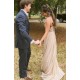 A-Line V-Neck Long Prom Dress Formal Evening Dresses 601384