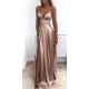 Sexy Spaghetti Straps V-neck Long Prom Dress Formal Evening Dresses with High Slits 601387 Sexy Spaghetti Straps V-neck Long Prom Dress Formal Evening Dresses with High Slits 601387