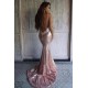 Mermaid V-Neck Spaghetti Straps Long Prom Dress Formal Evening Dresses 601395 Mermaid V-Neck Spaghetti Straps Long Prom Dress Formal Evening Dresses 601395
