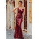 Elegant Spaghetti Straps V-Neck Sparkling Long Prom Dress Formal Evening Dresses 601398 Elegant Spaghetti Straps V-Neck Sparkling Long Prom Dress Formal Evening Dresses 601398