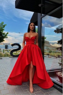 High Low Sweetheart Prom Dress Formal Evening Dresses 601422