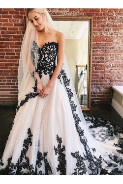A-Line Sweetheart Lace Long Prom Dress Formal Evening Dresses 601435