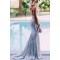 Mermaid V-Neck Sparkling Long Prom Dress Formal Evening Dresses 601439