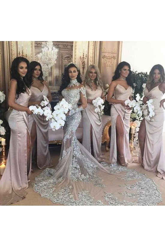 Mermaid Lace Long Sleeves Prom Dress Formal Evening Dresses 601467 Mermaid Lace Long Sleeves Prom Dress Formal Evening Dresses 601467