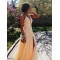A-Line V-Neck Long Prom Dress Formal Evening Dresses 601489