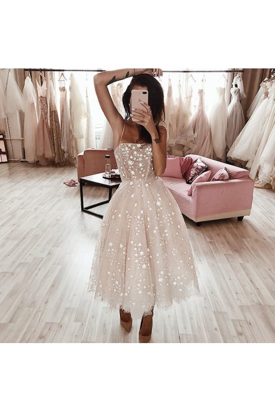 A-Line Spaghetti Straps Sparkling Prom Dress Formal Evening Dresses 601496 A-Line Spaghetti Straps Sparkling Prom Dress Formal Evening Dresses 601496