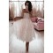 A-Line Spaghetti Straps Sparkling Prom Dress Formal Evening Dresses 601496