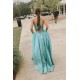A-Line Two Pieces Long Prom Dress Formal Evening Dresses 601499 A-Line Two Pieces Long Prom Dress Formal Evening Dresses 601499