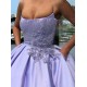 Ball Gown Satin Lace Long Prom Dress Formal Evening Dresses 601553