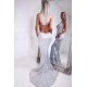 Mermaid Sparkle Backless Long Prom Dress Formal Evening Dresses 601558