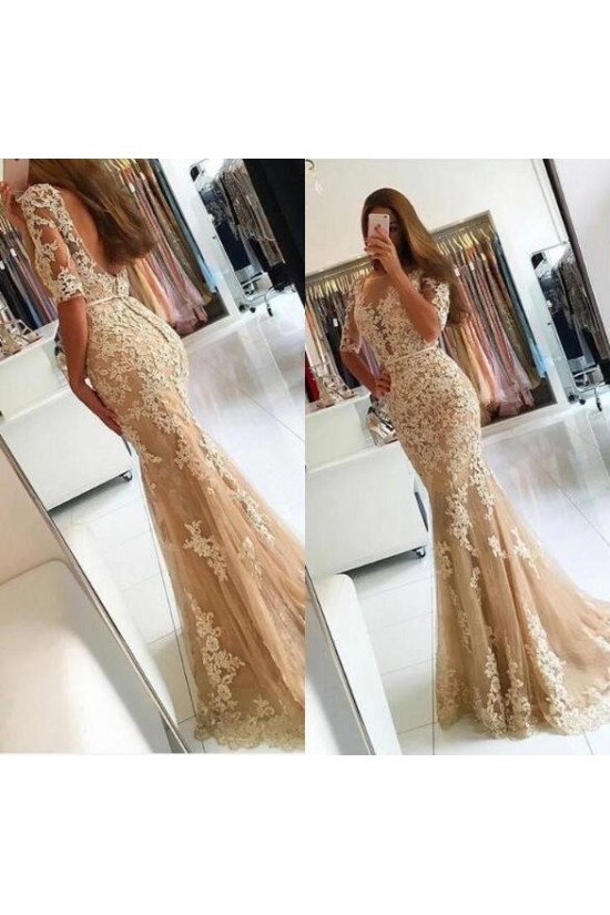 Mermaid Lace Long Prom Dress Formal Evening Dresses 601564 Mermaid Lace Long Prom Dress Formal Evening Dresses 601564