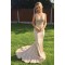 Mermaid Lace V-Neck Long Prom Dress Formal Evening Dresses 601593