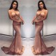 Mermaid V-Neck Long Prom Dress Formal Evening Dresses 601609