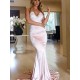 Mermaid Lace V-Neck Long Prom Dress Formal Evening Dresses 601615 Mermaid Lace V-Neck Long Prom Dress Formal Evening Dresses 601615