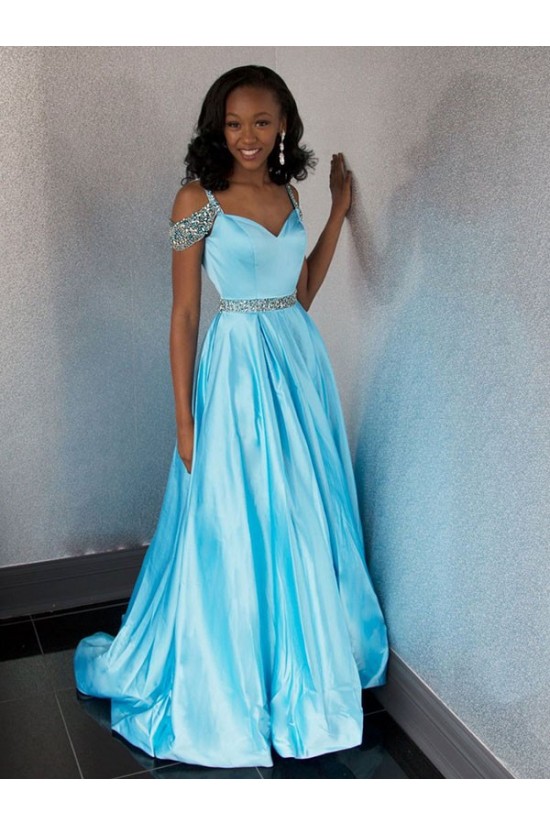 A-Line Beaded Long Prom Dress Formal Evening Dresses 601617 A-Line Beaded Long Prom Dress Formal Evening Dresses 601617