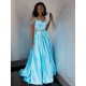 A-Line Beaded Long Prom Dress Formal Evening Dresses 601617 A-Line Beaded Long Prom Dress Formal Evening Dresses 601617