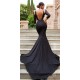 Mermaid Long Sleeves Lace V-Neck Long Black Prom Dress Formal Evening Dresses 601636 Mermaid Long Sleeves Lace V-Neck Long Black Prom Dress Formal Evening Dresses 601636