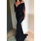 Mermaid Sequins V-Neck Long Black Prom Dress Formal Evening Dresses 601641