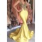 Mermaid V-Neck Long Prom Dress Formal Evening Dresses 601646