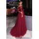 A-Line Lace and Tulle Long Prom Dress Formal Evening Dresses 601648 A-Line Lace and Tulle Long Prom Dress Formal Evening Dresses 601648