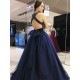 Ball Gown Beaded Long Navy Blue Prom Dress Formal Evening Dresses 601662 Ball Gown Beaded Long Navy Blue Prom Dress Formal Evening Dresses 601662