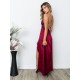 Simple V-Neck Long Prom Dress Formal Evening Dresses 601665