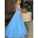 A-Line Two Pieces Beaded Long Prom Dress Formal Evening Dresses 601667 A-Line Two Pieces Beaded Long Prom Dress Formal Evening Dresses 601667