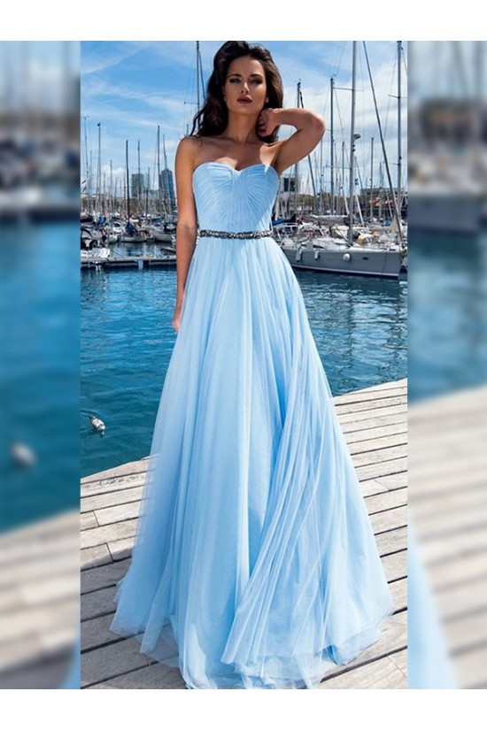 A-Line Beaded Long Prom Dress Formal Evening Dresses 601682 A-Line Beaded Long Prom Dress Formal Evening Dresses 601682