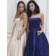 A-Line Beaded Satin Long Prom Dress Formal Evening Dresses 601685 A-Line Beaded Satin Long Prom Dress Formal Evening Dresses 601685