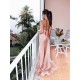 Simple Sheath Long Prom Dress Formal Evening Dresses 601699