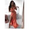Sheath V-Neck Long Prom Dress Formal Evening Dresses 601766