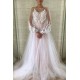 A-Line Lace Tulle Long Sleeves Prom Dress Formal Evening Dresses 601769 A-Line Lace Tulle Long Sleeves Prom Dress Formal Evening Dresses 601769