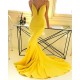 Mermaid V-Neck Long Prom Dress Formal Evening Dresses 601773