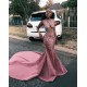 Mermaid Lace Long Pink Prom Dress Formal Evening Dresses 601778 Mermaid Lace Long Pink Prom Dress Formal Evening Dresses 601778