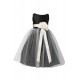 A-Line Tulle and Satin Flower Girl Dresses F010003 A-Line Tulle and Satin Flower Girl Dresses F010003