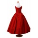 A-Line Red Flower Girl Dresses F010007
