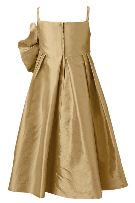 A-Line Spaghetti Strap Flower Girl Dresses F010010