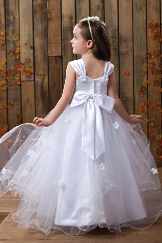 Beautiful Straps Sleeveless Flower Girl Dresses 2050001 Beautiful Straps Sleeveless Flower Girl Dresses 2050001