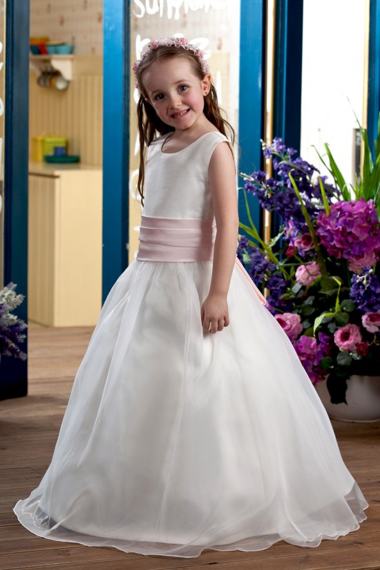 A-Line Floor-Length Flower Girl Dresses 2050002
